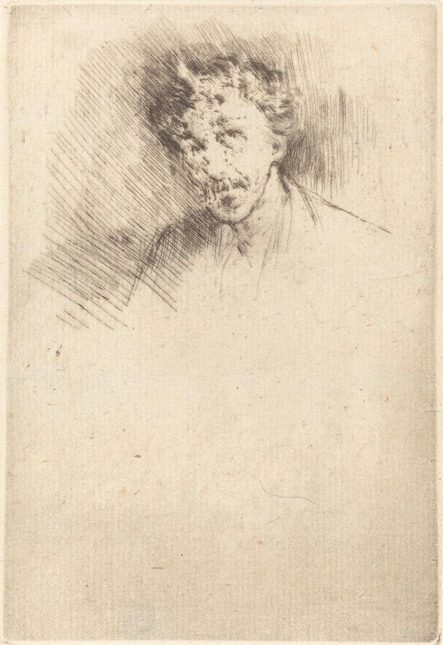 Whistler mit der weißen Locke, 1879 von James Abbott McNeill Whistler
