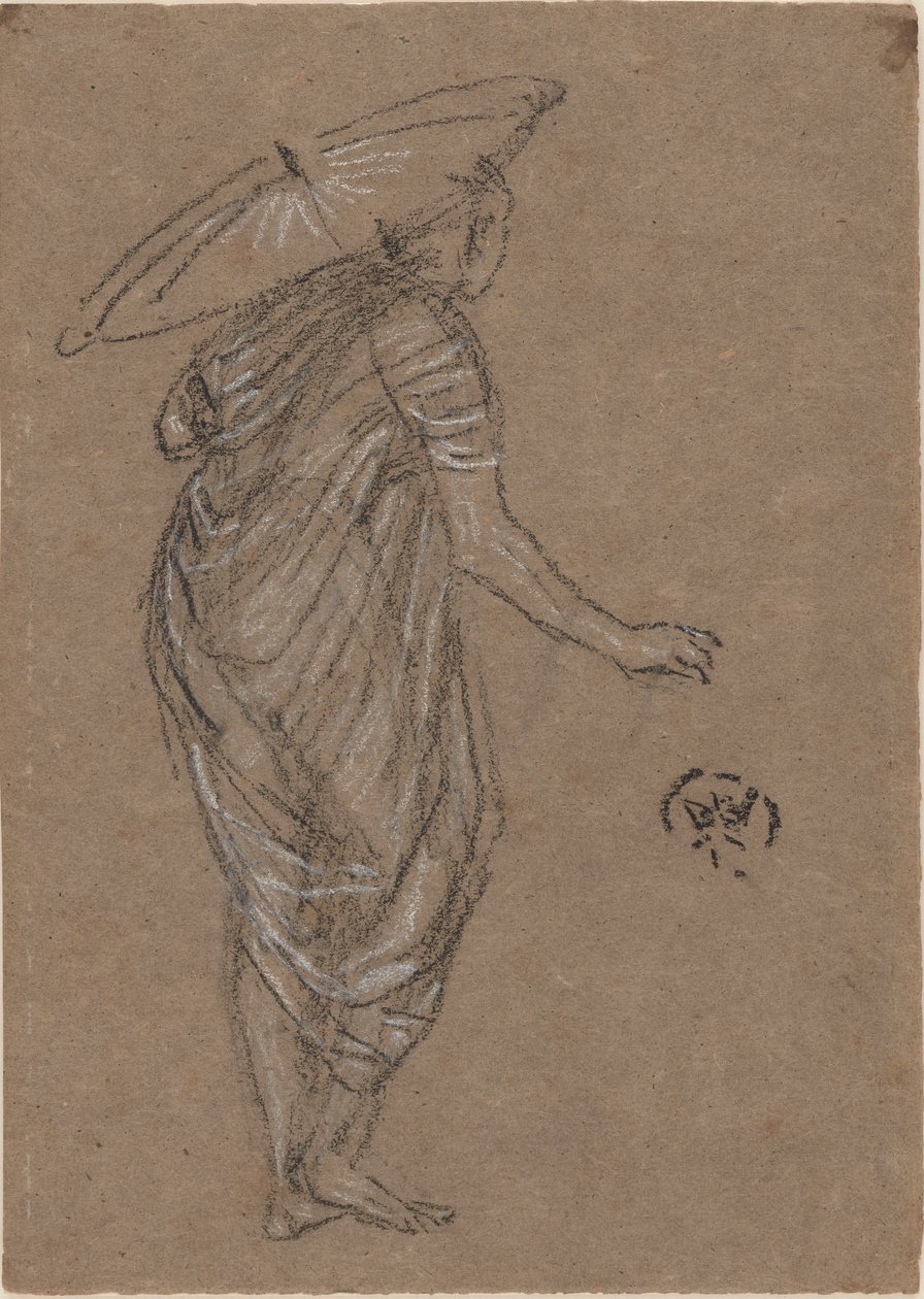 Frau mit Sonnenschirm, 1870-1873 von James Abbott McNeill Whistler