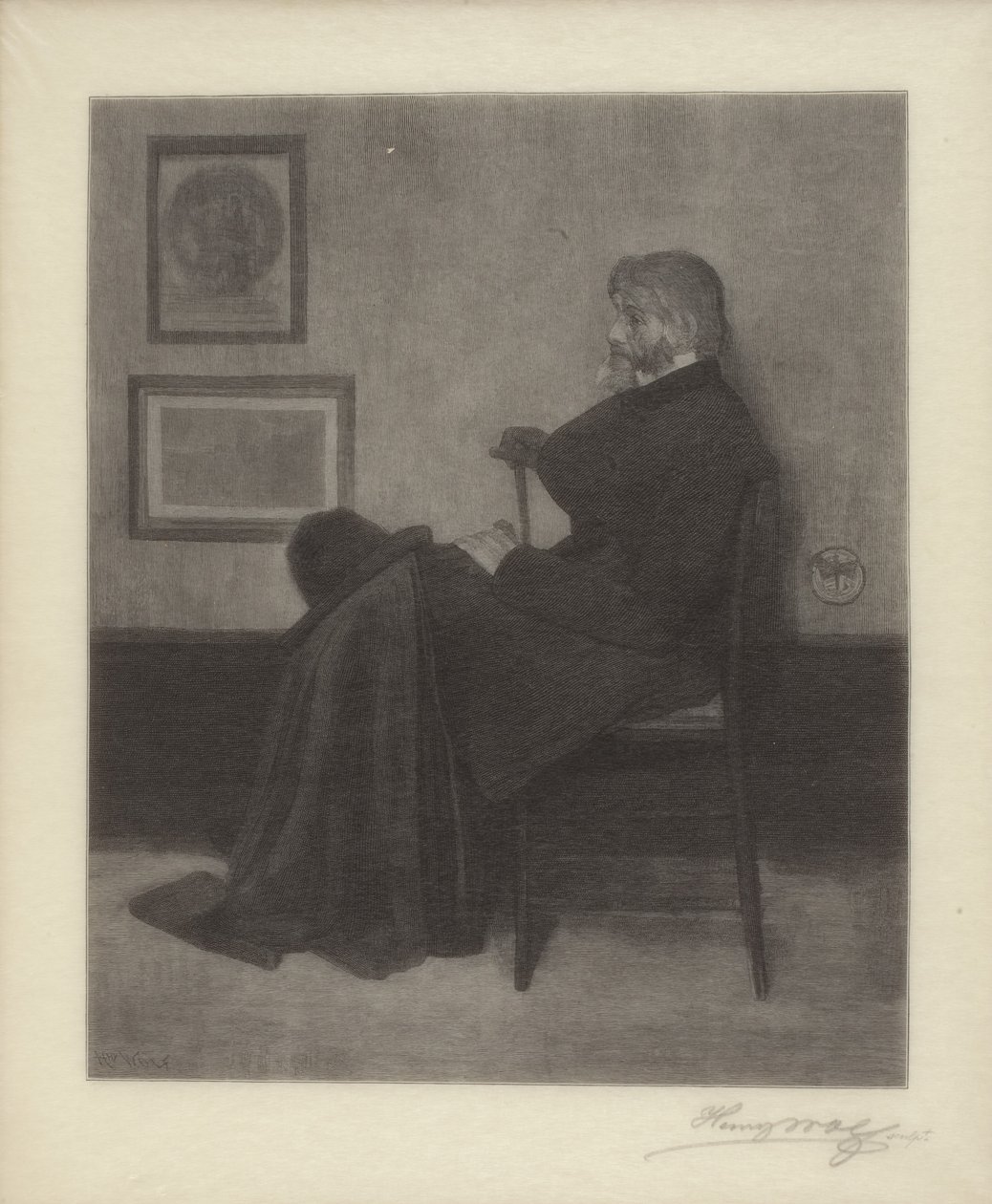Thomas Carlyle von James Abbott McNeill & Wolf Henry (1852 1916) Whistler
