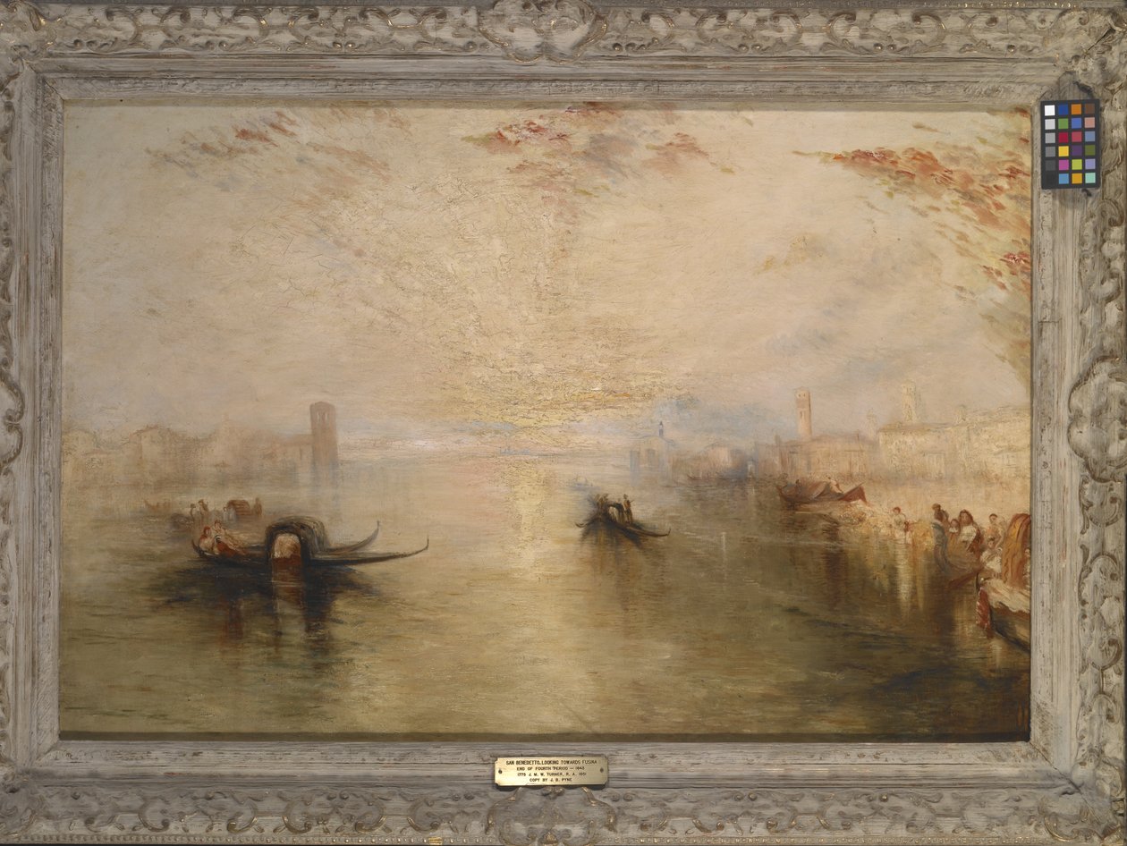 San Benedetto in Richtung Fusina (nach Turner) von James Baker Pyne