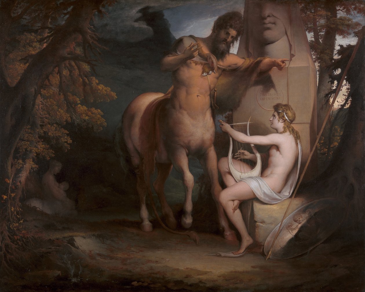 Die Erziehung des Achilles [1772, Royal Academy of Arts, London, Ausstellungskatalog] von James Barry