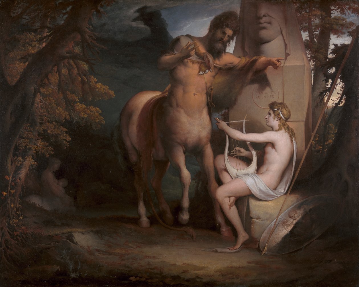 Die Erziehung des Achilles [1772, Royal Academy of Arts, London, Ausstellungskatalog] von James Barry