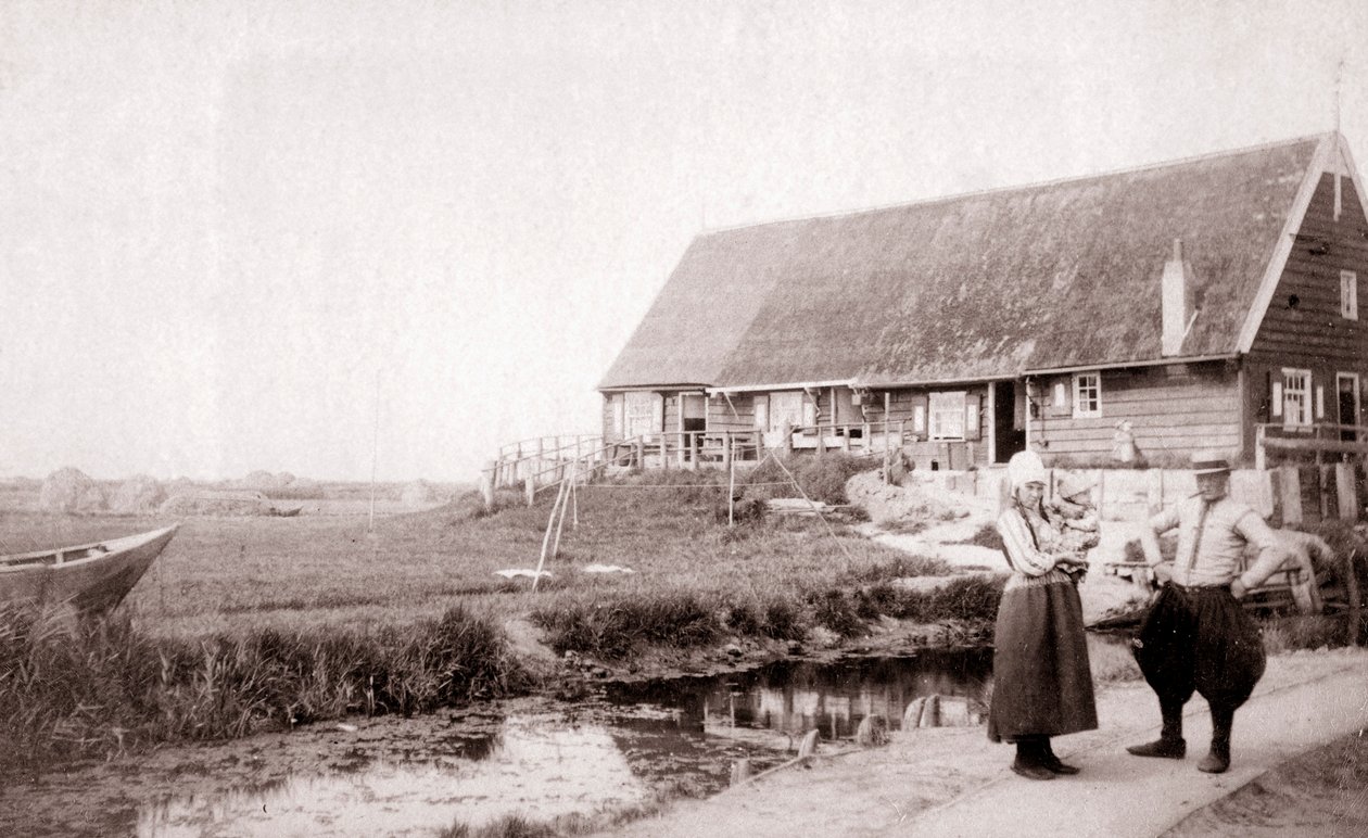 Einwohner der Insel Marken, Niederlande, 1898 von James Batkin