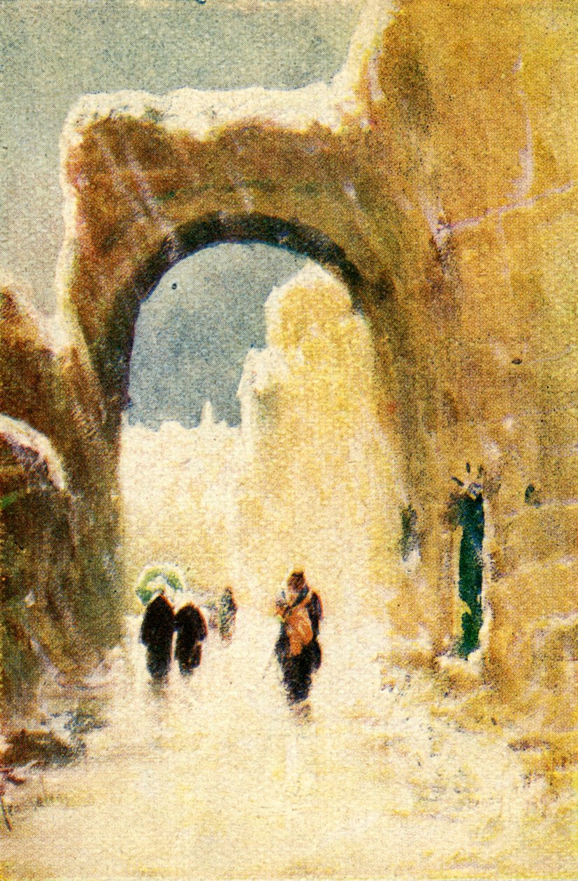 Jerusalem im Winter - Johannes x. 22, ca. 1924 von James Clark, Henry A Harper