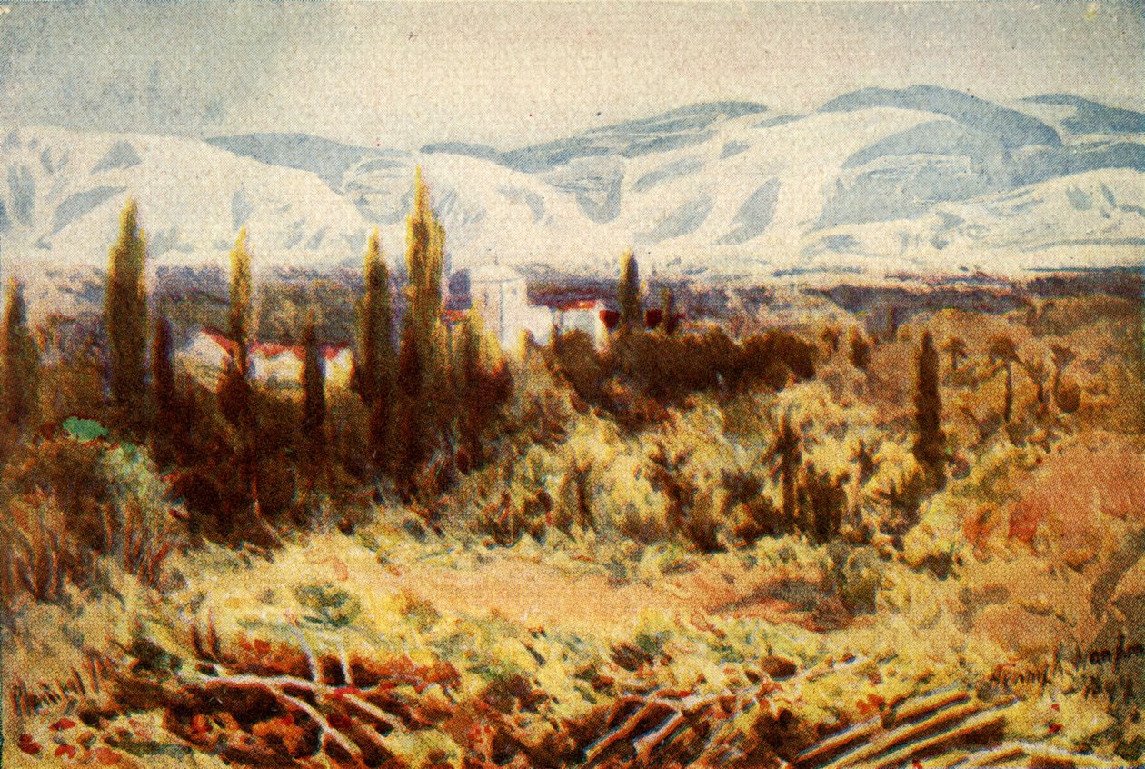 Ruinen von Jericho - Heb. xi. 30, ca. 1924. Schöpfer: James Clark, Henry A Harper von James Clark and Henry A Harper