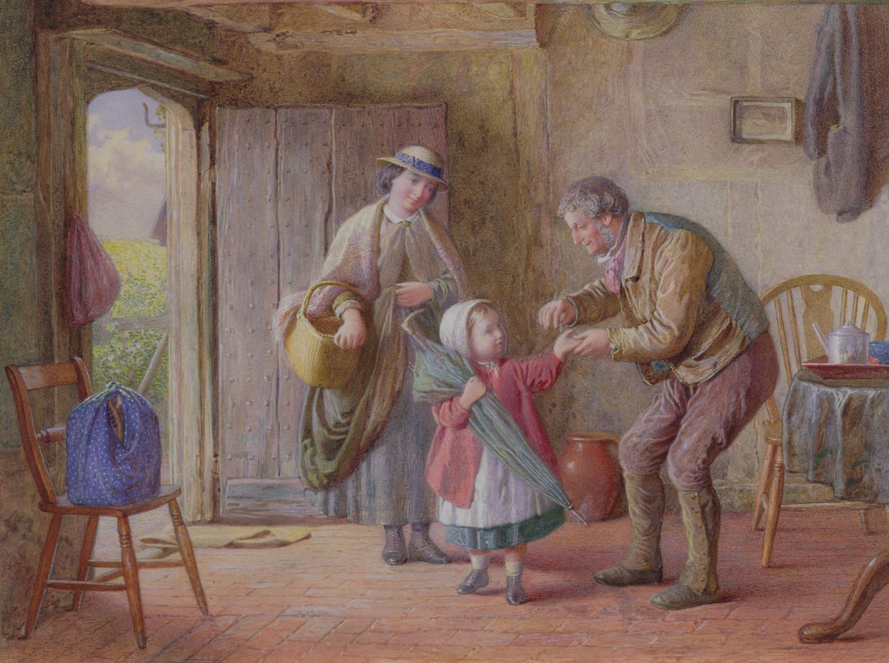 Ein Penny für dich, ca. 1870 von James Clarke Waite