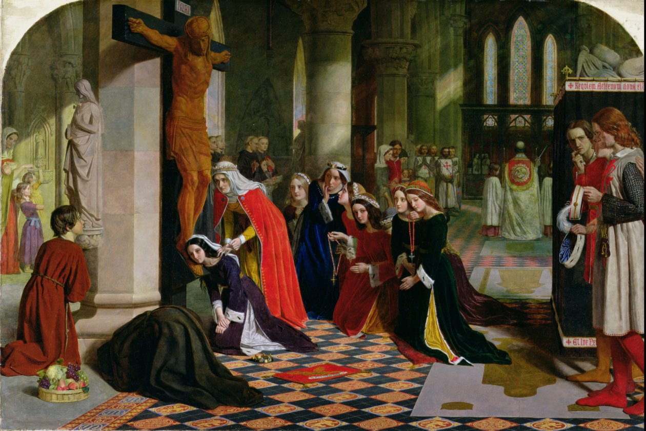 Die Entsagung von Königin Elisabeth von Ungarn, 1850 von James Collinson