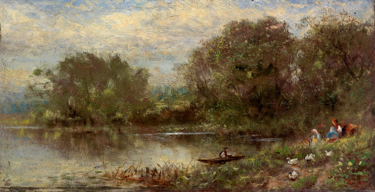 Landschaft genannt Die Eichel von James Crawford Thom