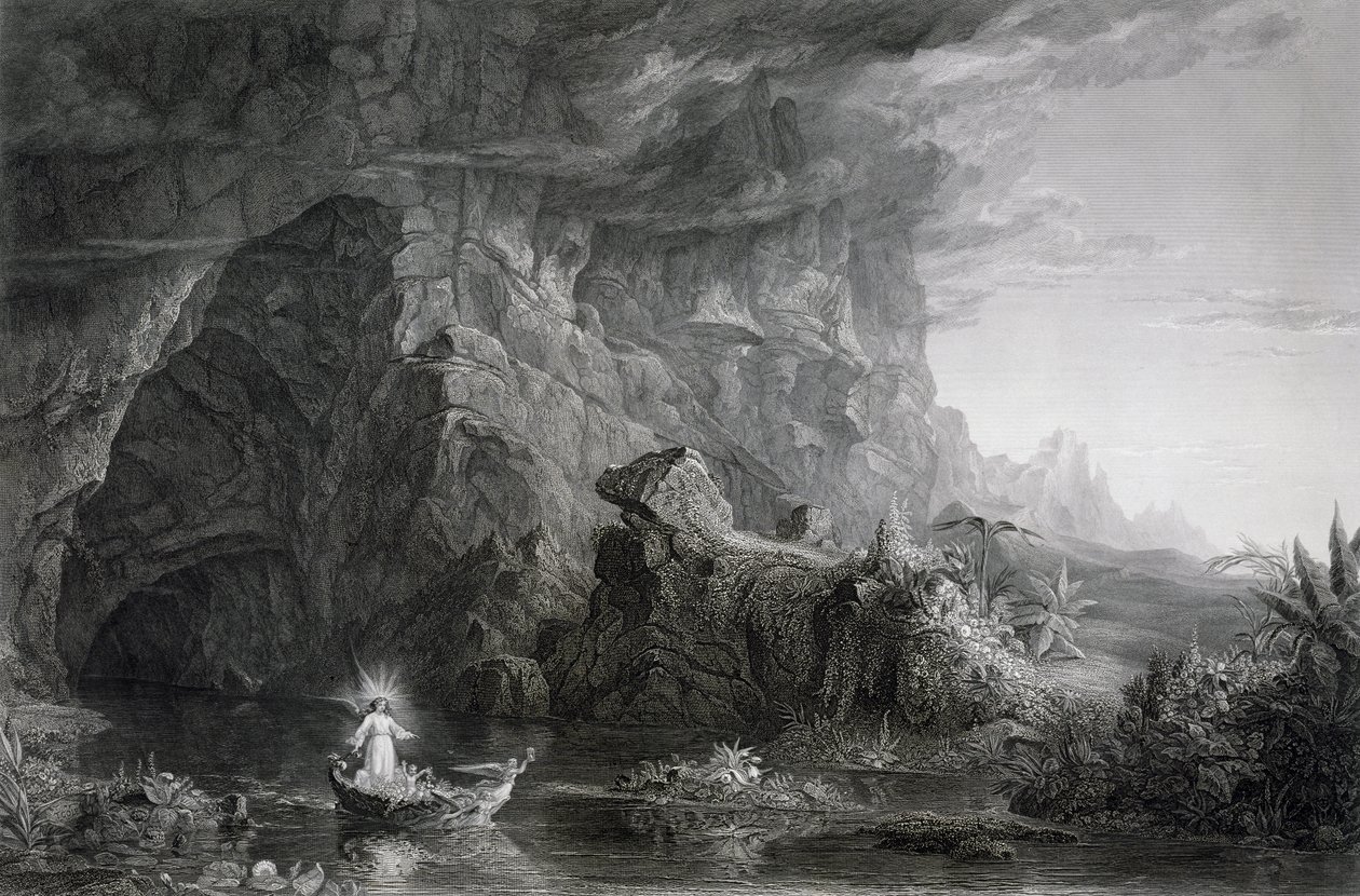Die Reise des Lebens: Kindheit, ca. 1855 von James David Smillie