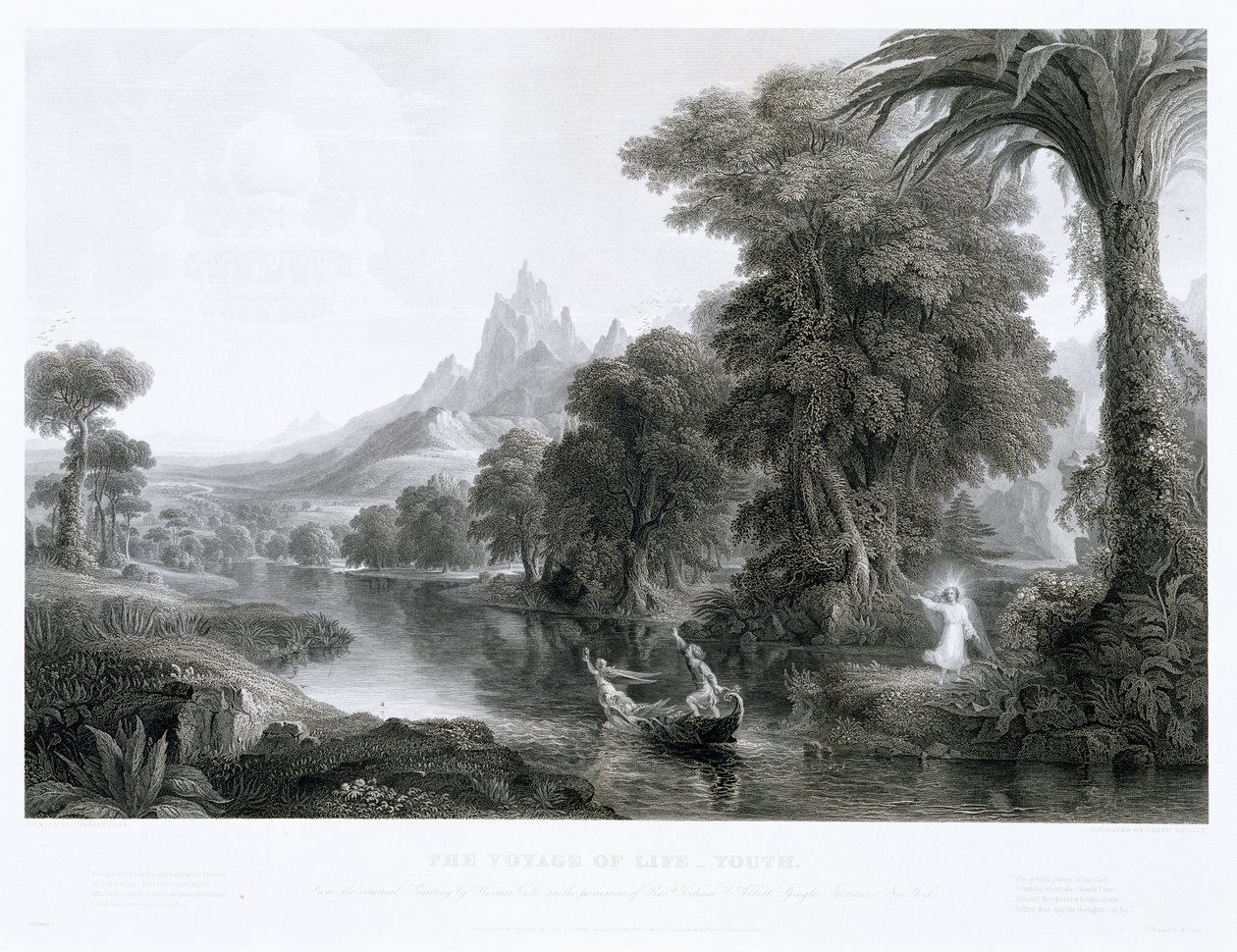 Die Reise des Lebens — Jugend, ca. 1855 von James David Smillie