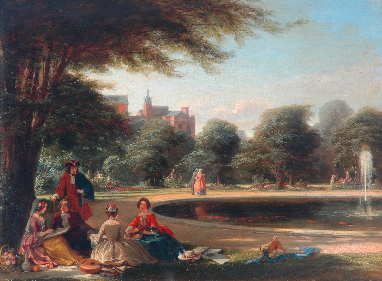 Hampton Court, der Brunnen von James Digman Wingfield