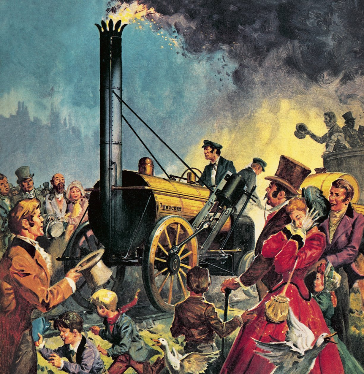 George Stephensons Rocket von James Edwin McConnell