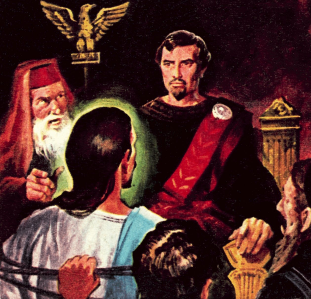 Pontius Pilatus richtet über Jesus Christus von James Edwin McConnell