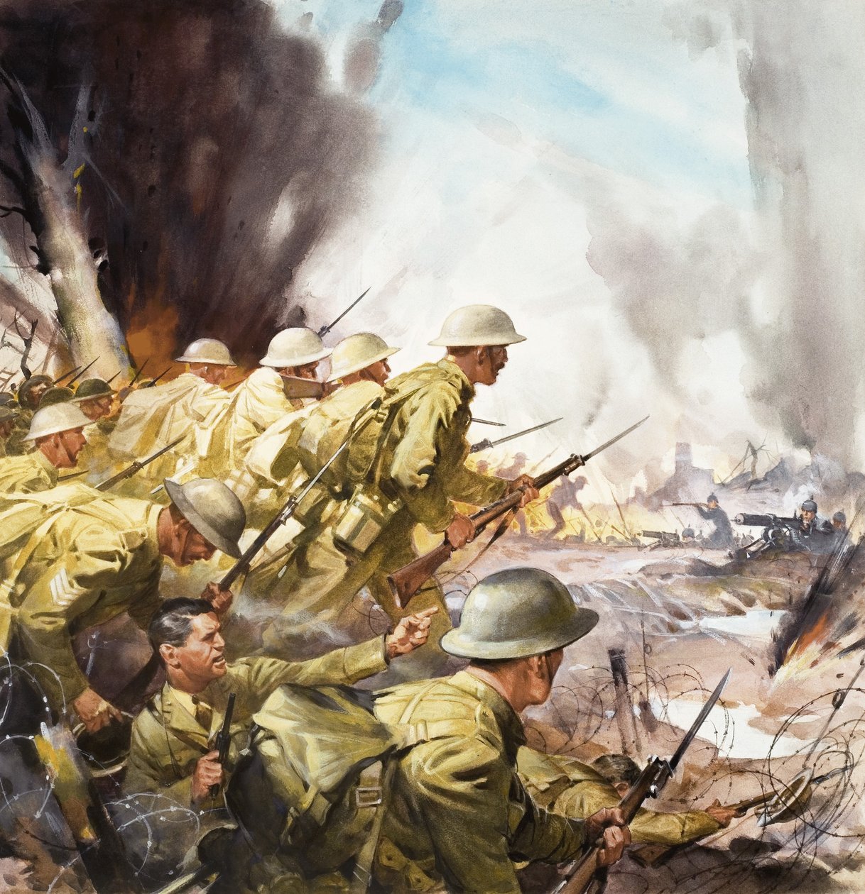 Das Gemetzel an der Somme von James Edwin McConnell