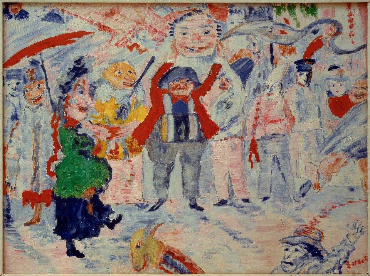 Karneval in Flandern von James Sidney Ensor