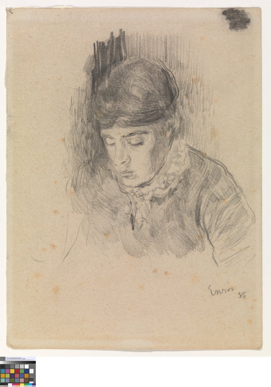 Mitche Ensor, Schwester des Künstlers von James Ensor