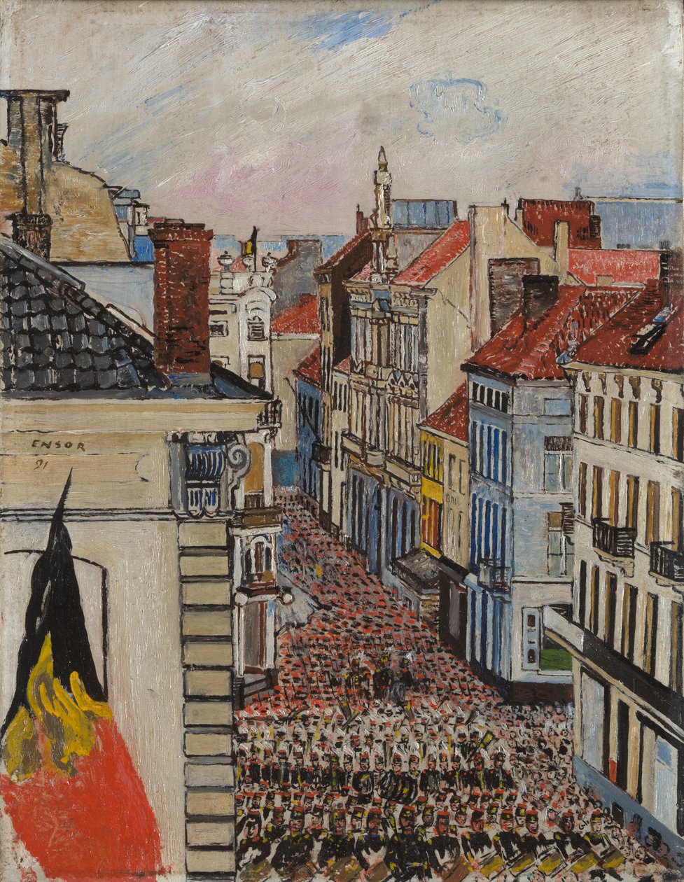 Musik in der Vlaanderenstraat von James Ensor