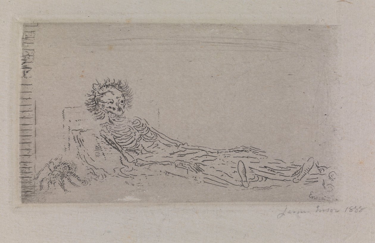 Mein Porträt 1960 von James Ensor