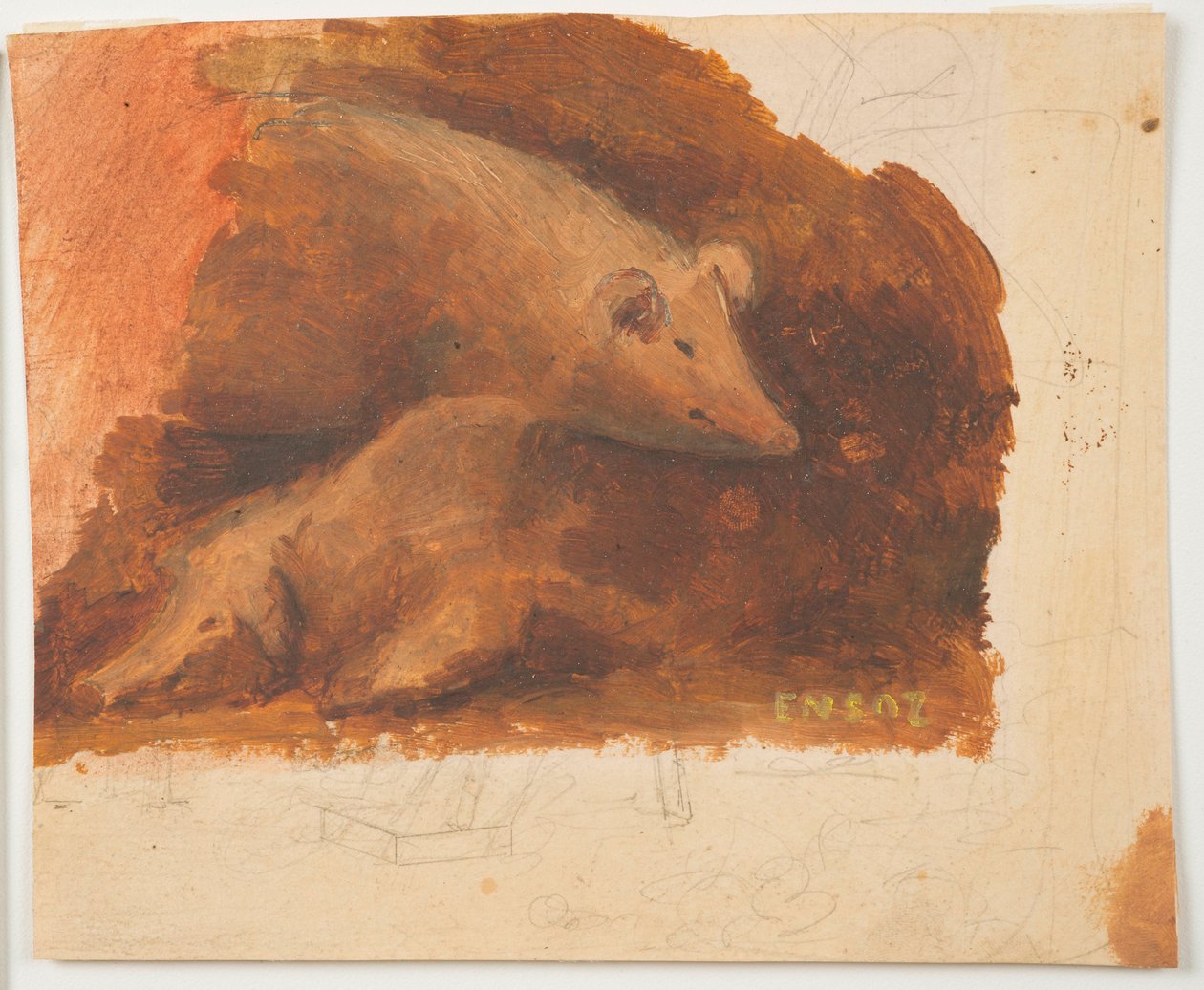 Schweine von James Ensor