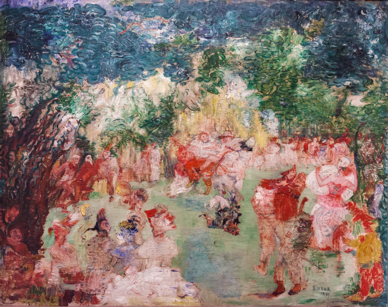 Der Garten der Liebe von James Ensor