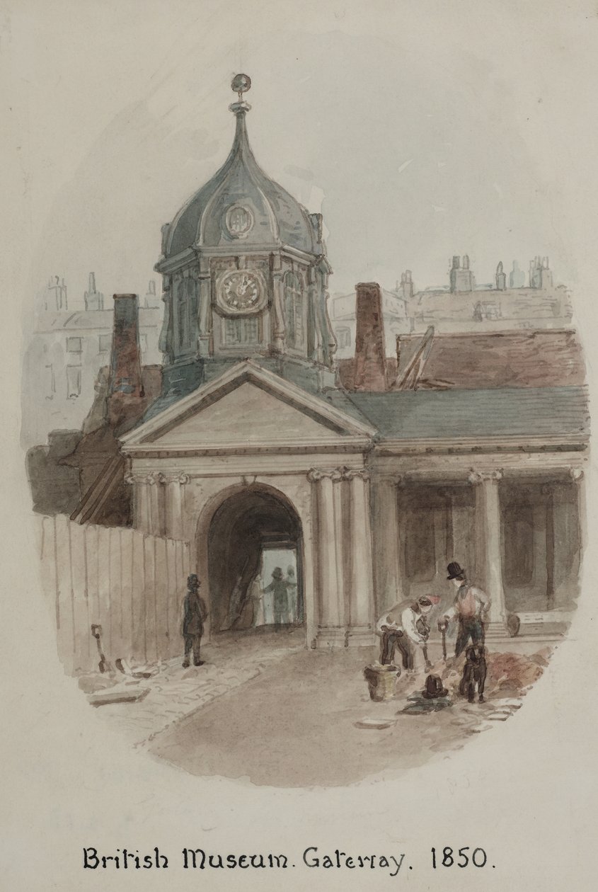 Britisches Museum, 1850 von James Findlay