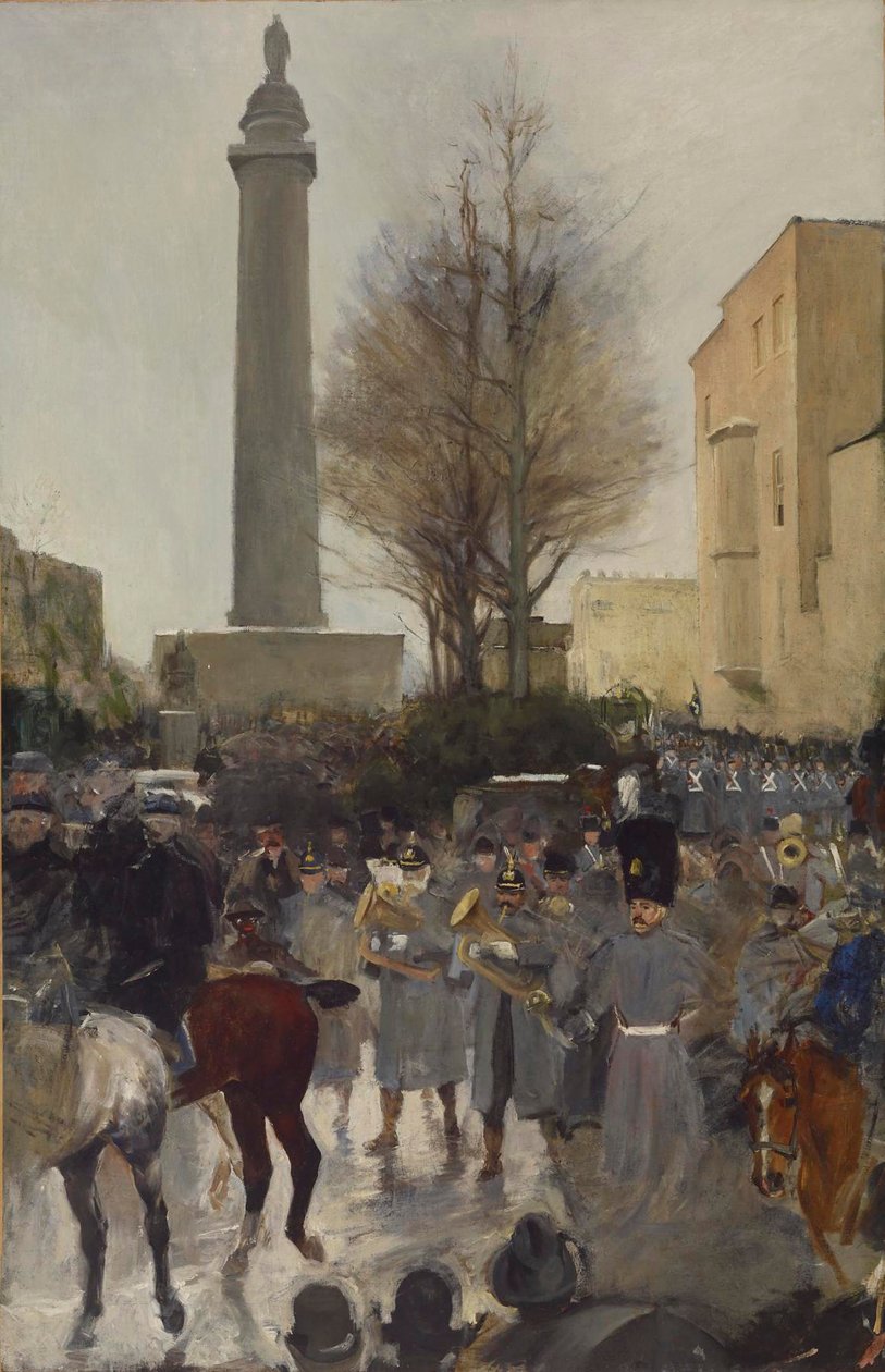 Fünftes Regiment auf dem Mount Vernon Platz von James G. Harwood