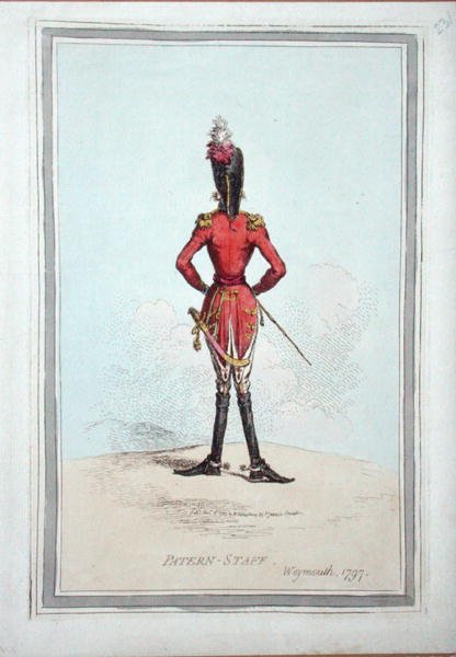 Patern-Staff, veröffentlicht von Hannah Humphrey im Jahr 1797 von James Gillray
