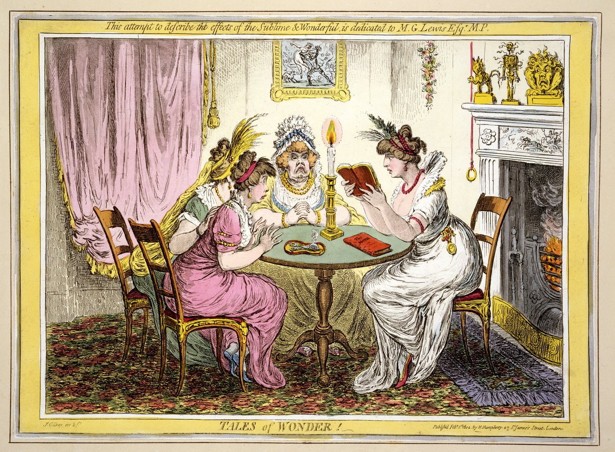 Tales of Wonder, veröffentlicht von H. Humphrey, London, 1802 von James Gillray