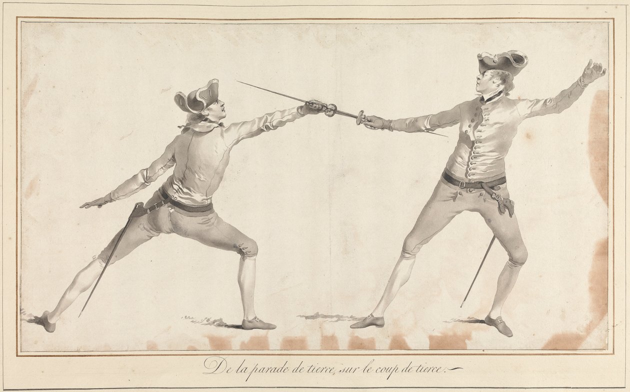 De la Parade de Tierce, sur le Coup de Tierce von James Gwin