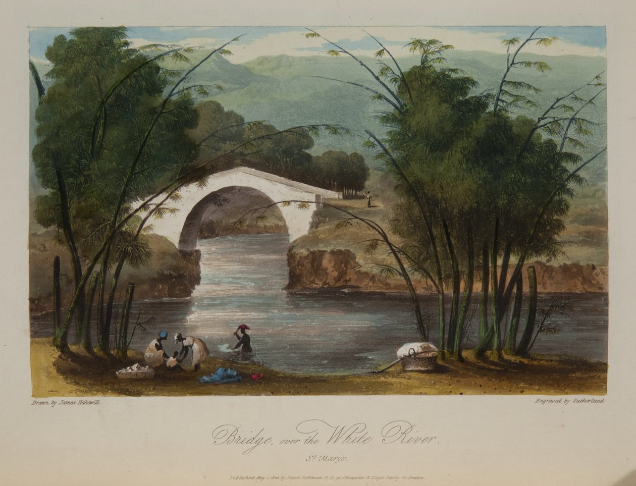 Brücke über den Weißen Fluss von James Hakewill