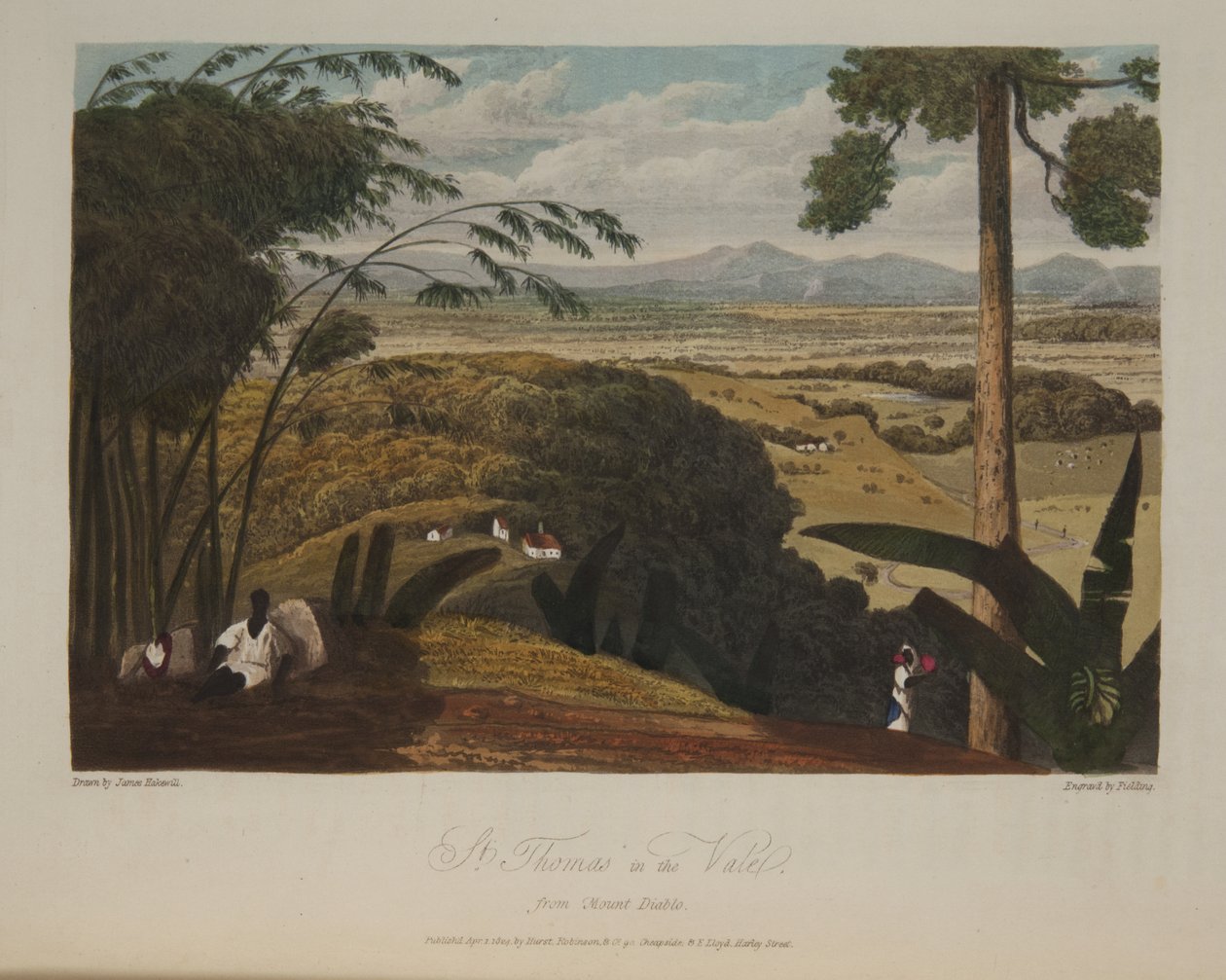 St. Thomas im Tal vom Mount Diablo von James Hakewill