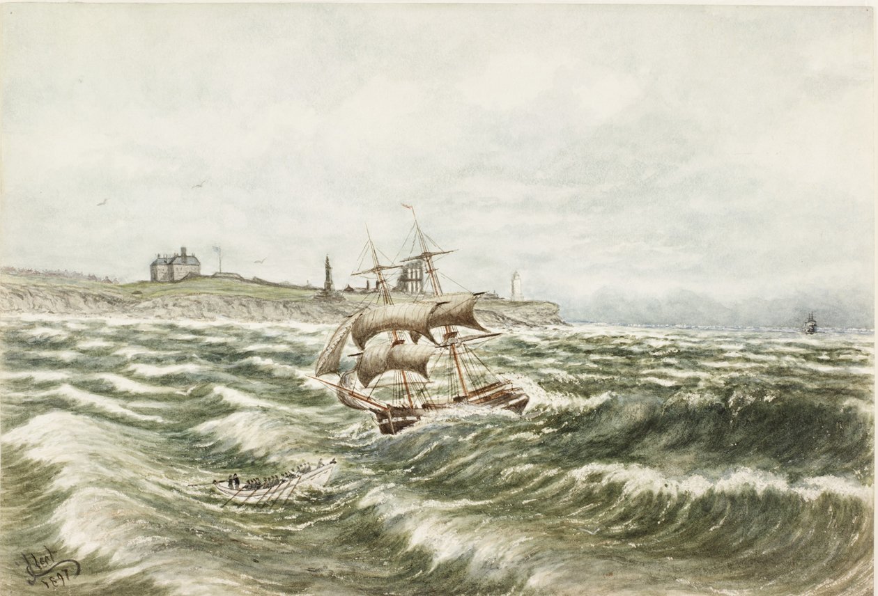 Rettung vor Tynemouth von James Henry Cleet