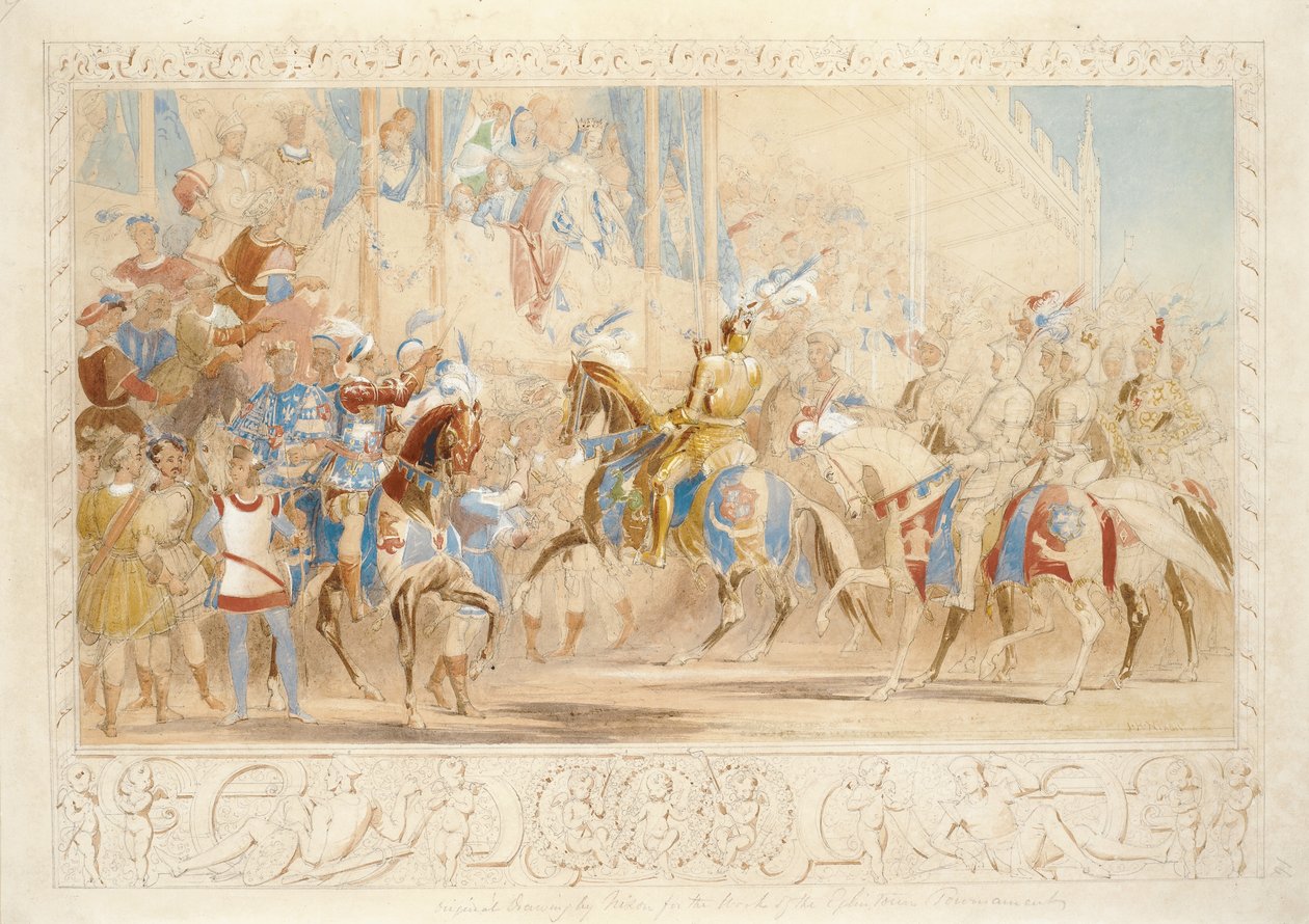 Die Präsentation des Ritters von James Henry Nixon