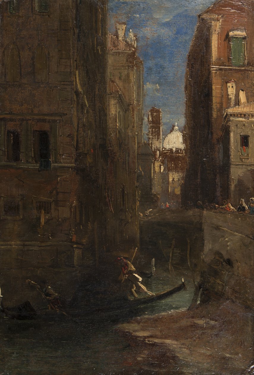 Blick auf San Giorgio dei Greci, Venedig, 1844 von James Holland
