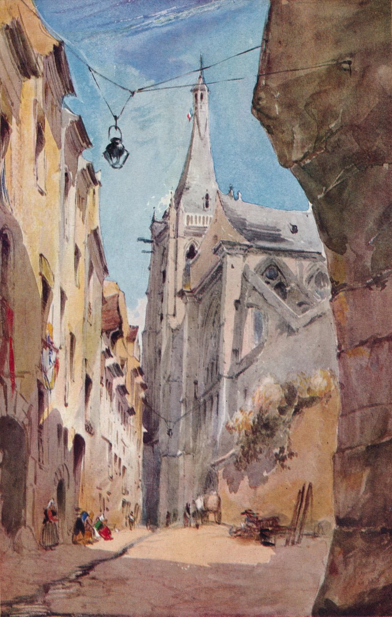 Die Kirche St. Séverin, Paris, 1831, 1930 von James Holland