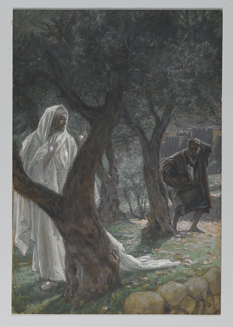 Erscheinung unseres Herrn an den heiligen Petrus, Illustration aus Das Leben unseres Herrn Jesus Christus, 1886-94 von James Jacques Joseph Tissot