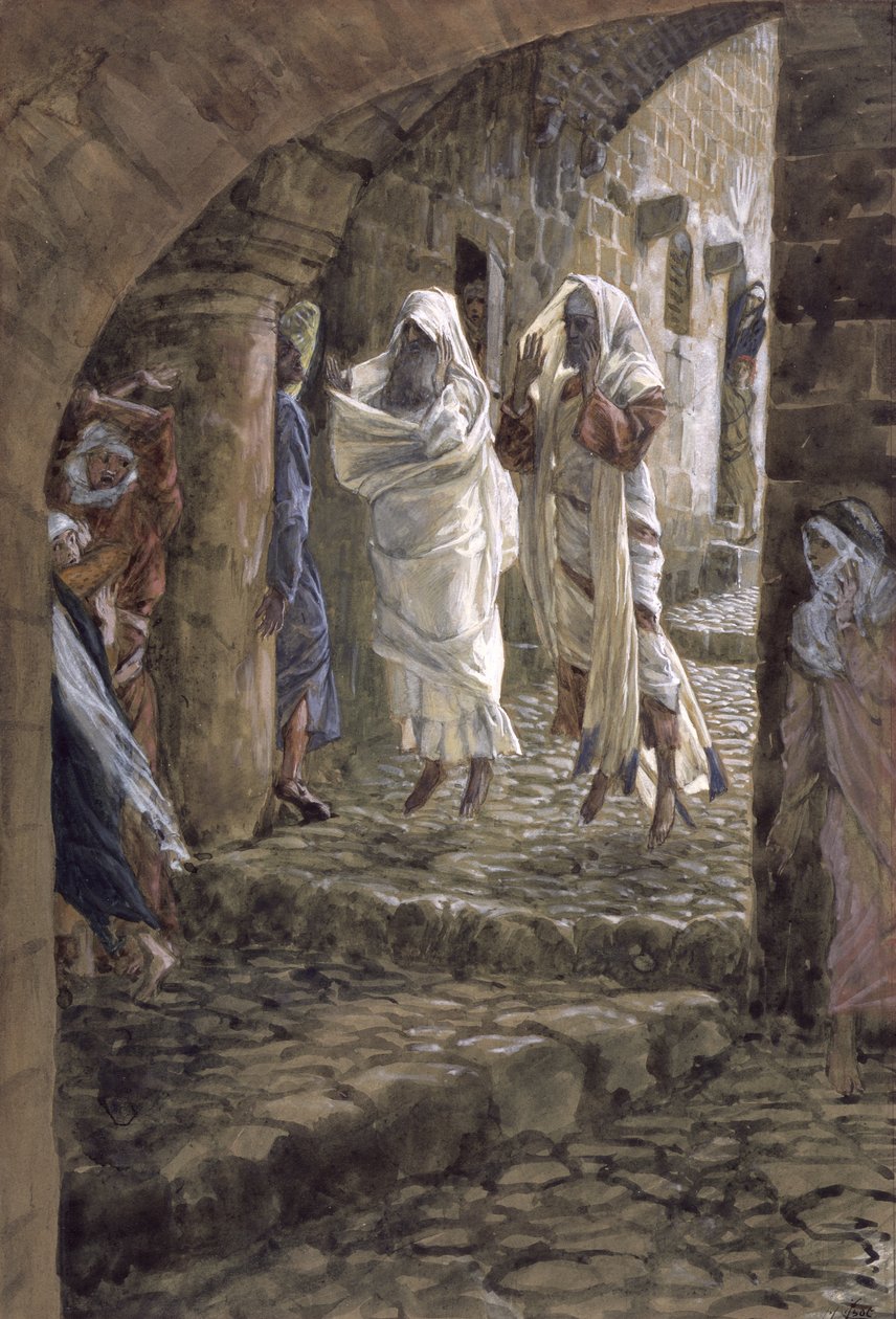 Erscheinungen der Toten in den Straßen von Jerusalem, Illustration für Das Leben Christi, ca. 1886-94 von James Jacques Joseph Tissot