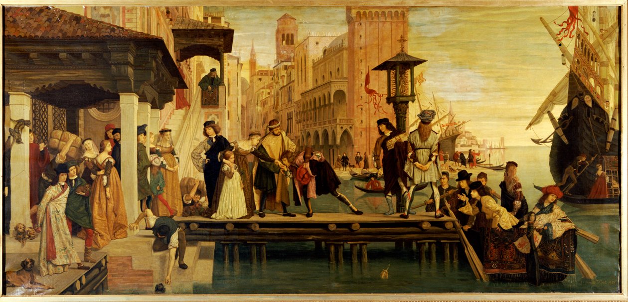 Abreise des verlorenen Kindes aus Venedig, 1863 von James Jacques Joseph Tissot