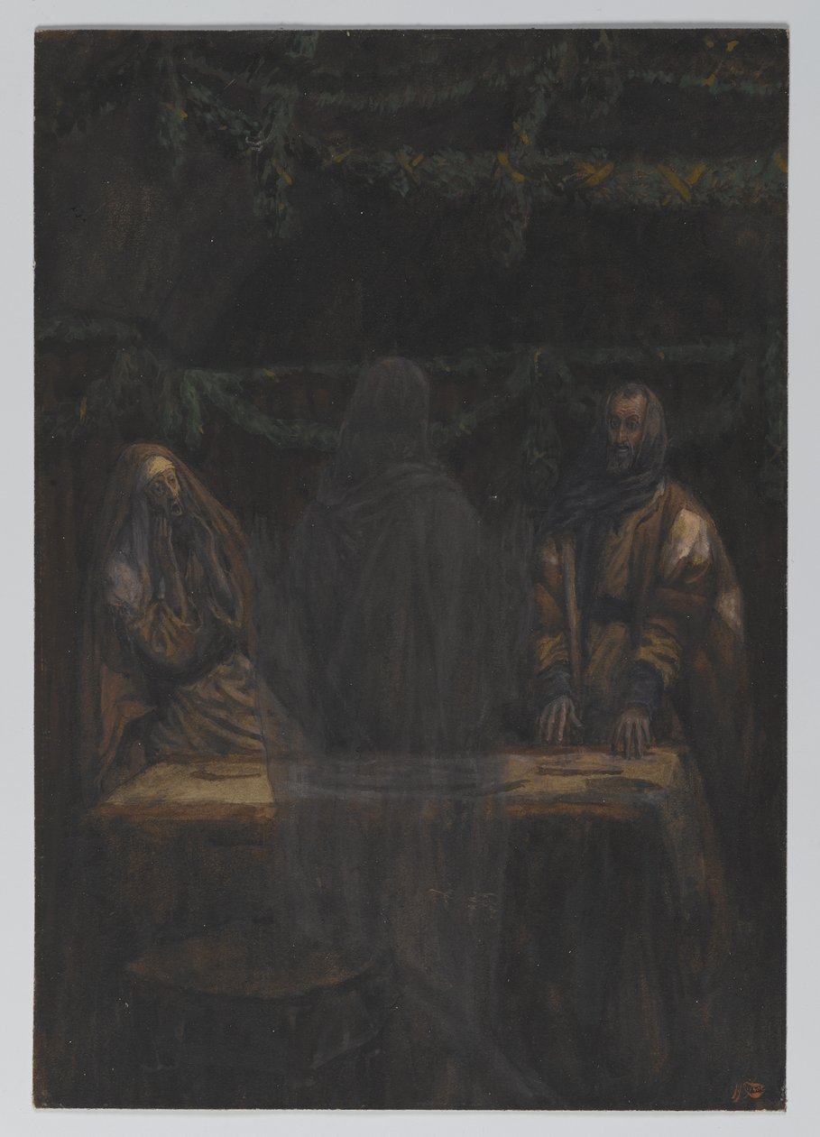 Er verschwand vor ihren Augen, Illustration aus Das Leben unseres Herrn Jesus Christus, 1886-94 von James Jacques Joseph Tissot