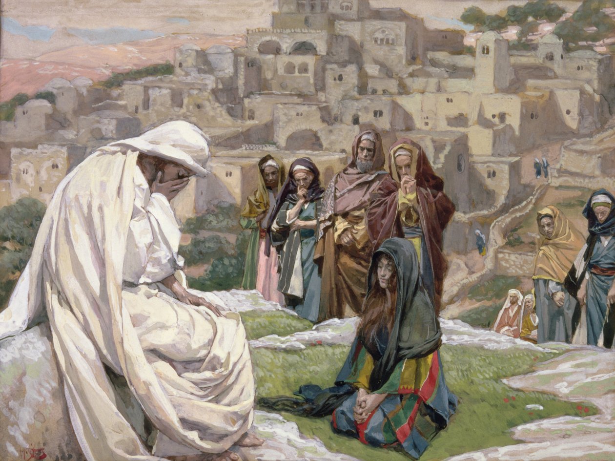 Jesus weinte, Illustration für Das Leben Christi, ca. 1886-96 von James Jacques Joseph Tissot