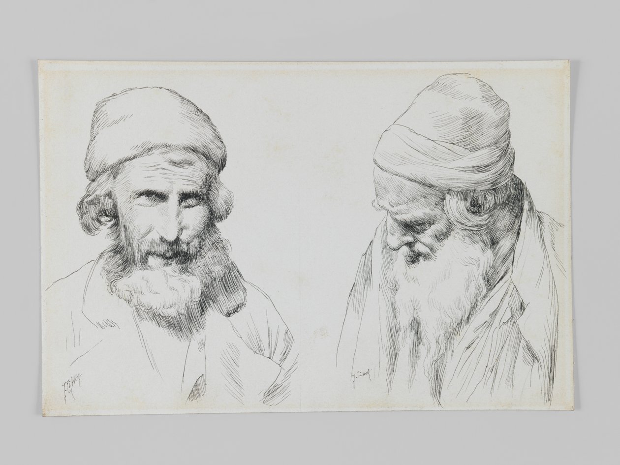 Juden und Jemeniten, Jerusalem, Illustration aus Das Leben unseres Herrn Jesus Christus von James Jacques Joseph Tissot