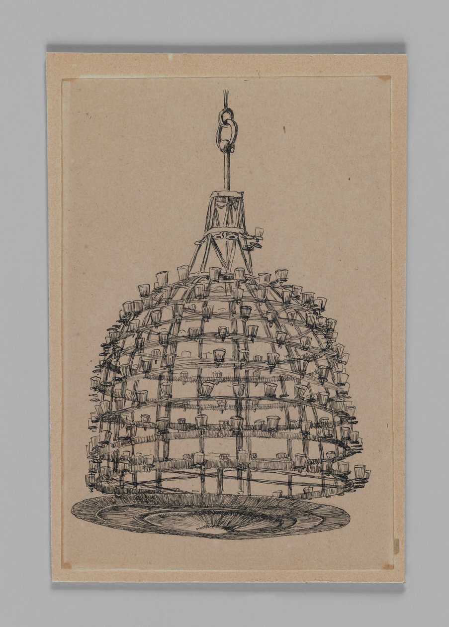 Lampe aus der Moschee von El-Aksa, Illustration aus Das Leben unseres Herrn Jesus Christus von James Jacques Joseph Tissot