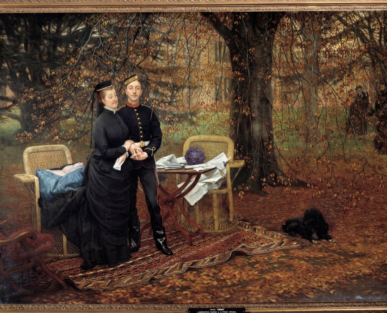 Porträts des kaiserlichen Prinzen Eugenia (Eugenia de Montijo) von James Jacques Joseph Tissot