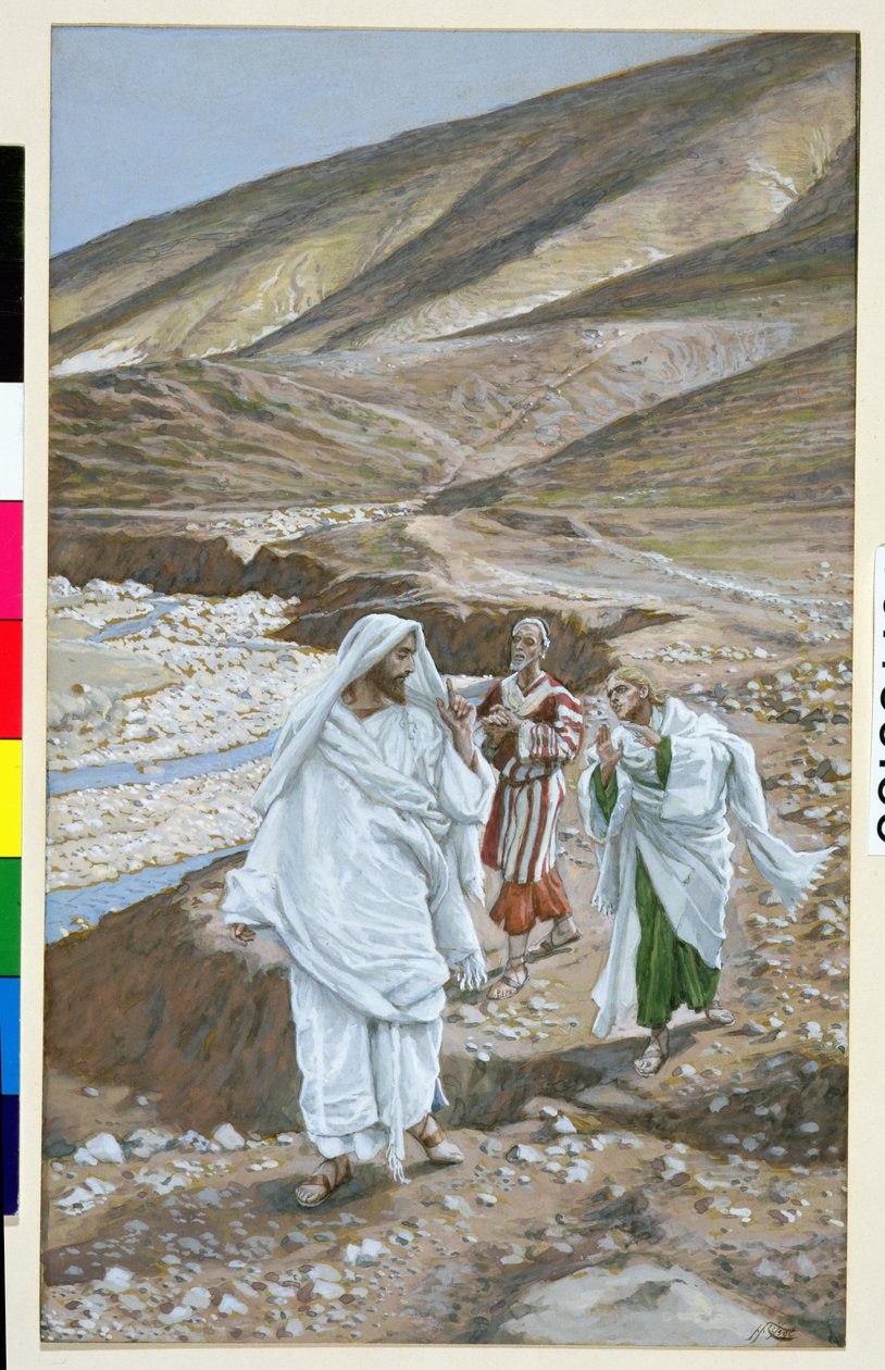 Die Berufung von St. Andreas und St. Johannes, Illustration für Das Leben Christi, ca. 1886-94 von James Jacques Joseph Tissot