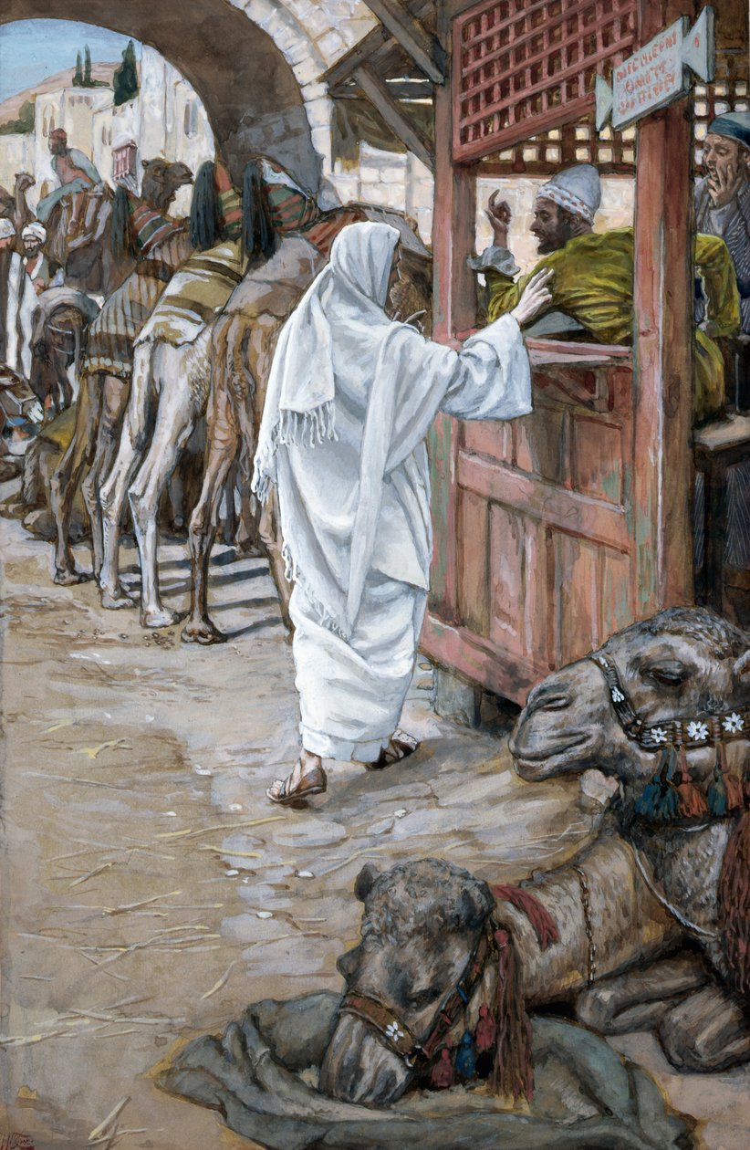 Die Berufung des St. Matthäus, Illustration für Das Leben Christi, ca. 1886-94 von James Jacques Joseph Tissot