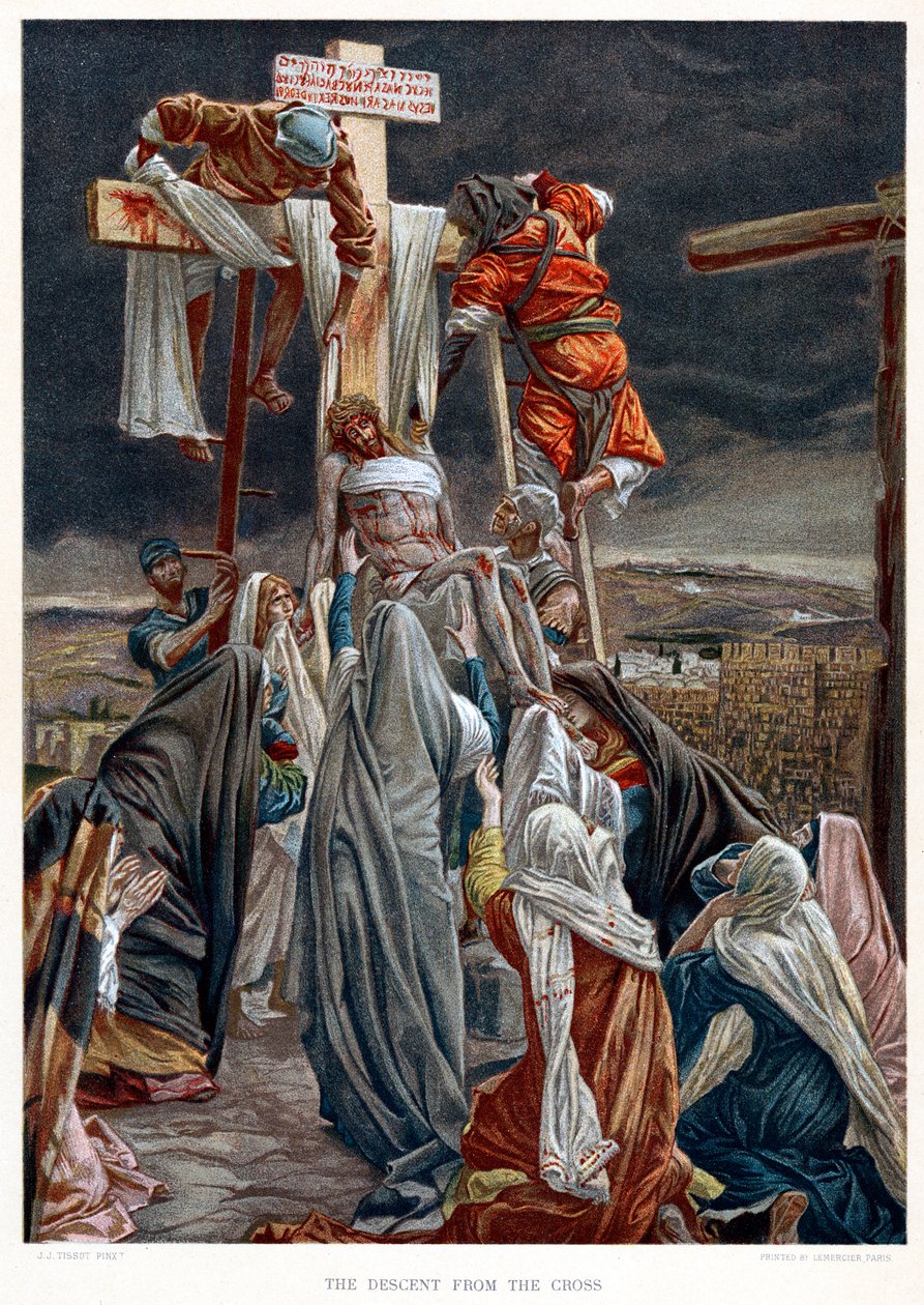 Die Kreuzabnahme, ca. 1890 von James Jacques Joseph Tissot