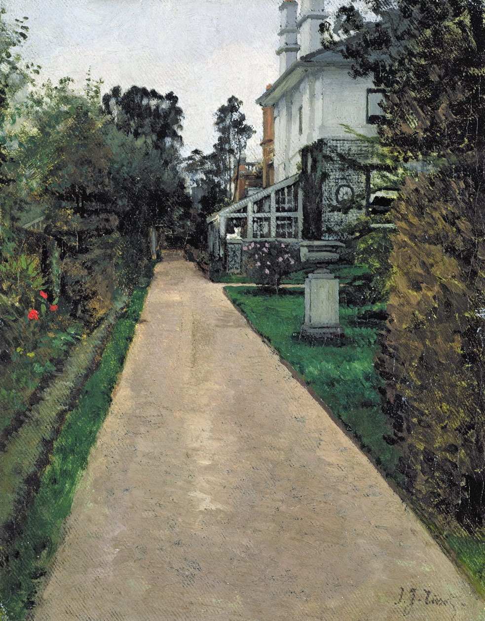 Der Garten des Hauses des Künstlers von James Jacques Joseph Tissot