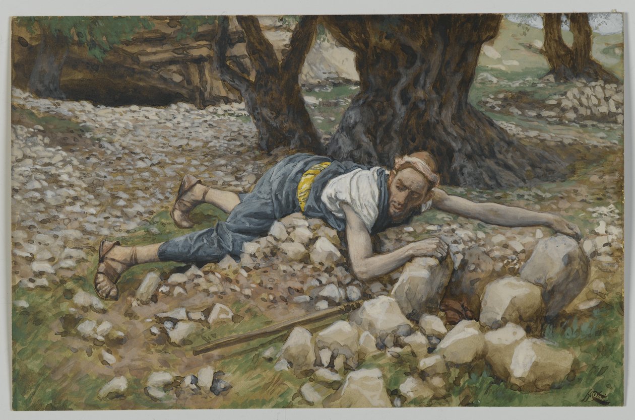 Der verborgene Schatz, Illustration aus Das Leben unseres Herrn Jesus Christus von James Jacques Joseph Tissot