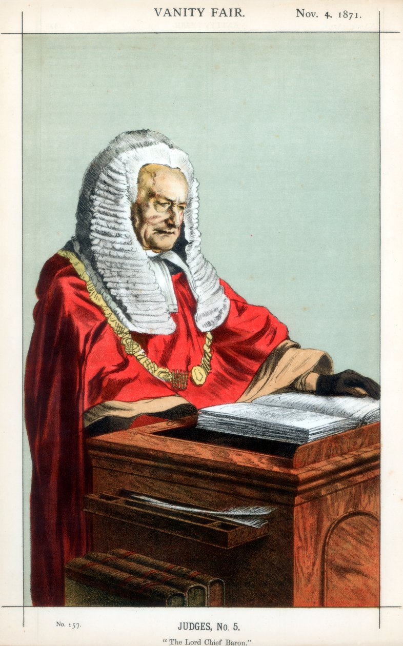 Der Lord Chief Baron, 1871 von James Jacques Joseph Tissot