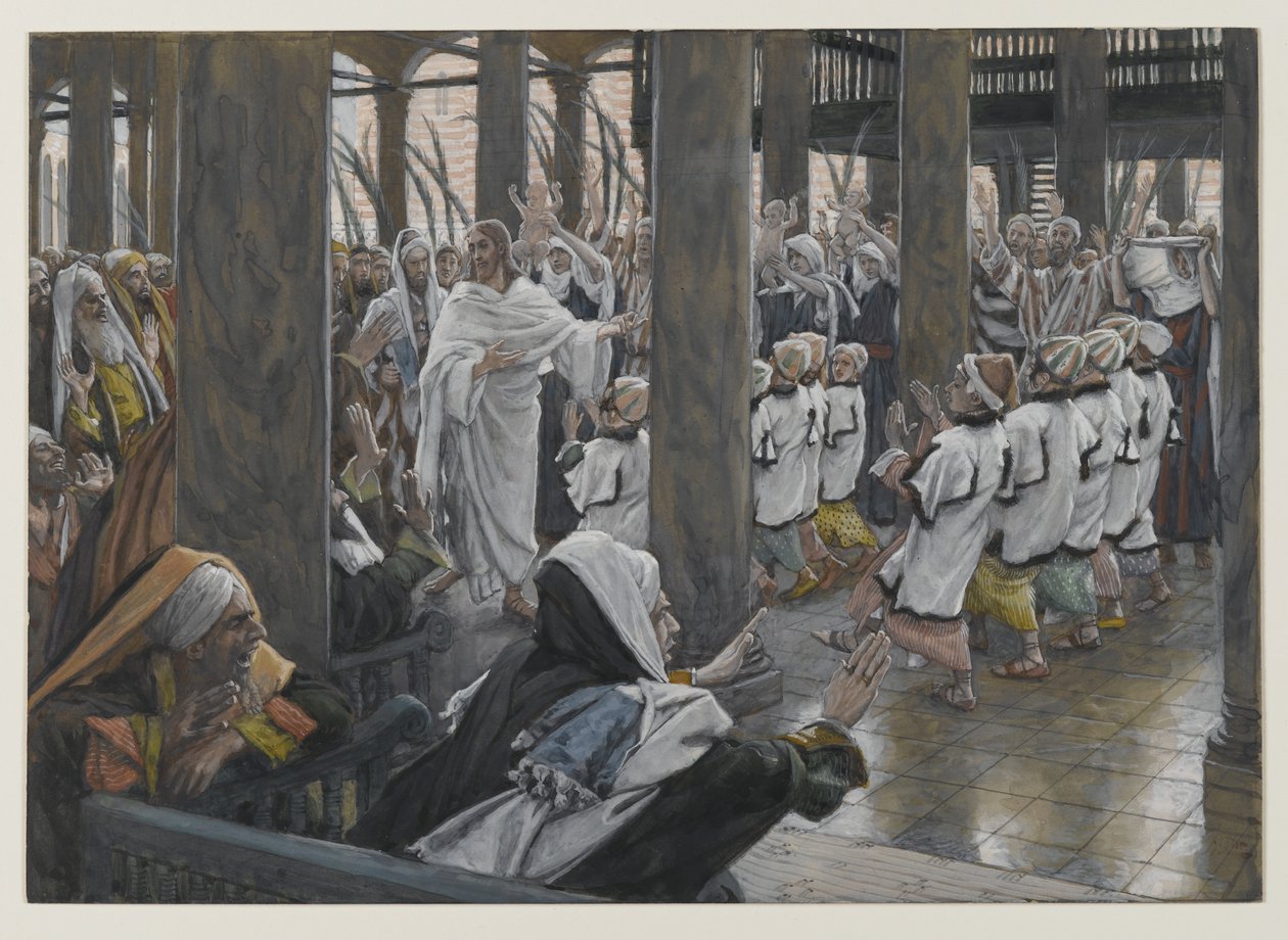 Die Prozession im Tempel, Illustration aus Das Leben unseres Herrn Jesus Christus, 1886-94 von James Jacques Joseph Tissot